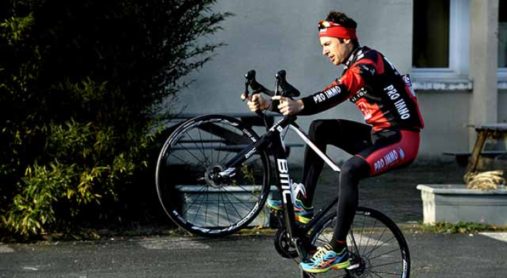 Sylvain Georges jeune retraité du peloton