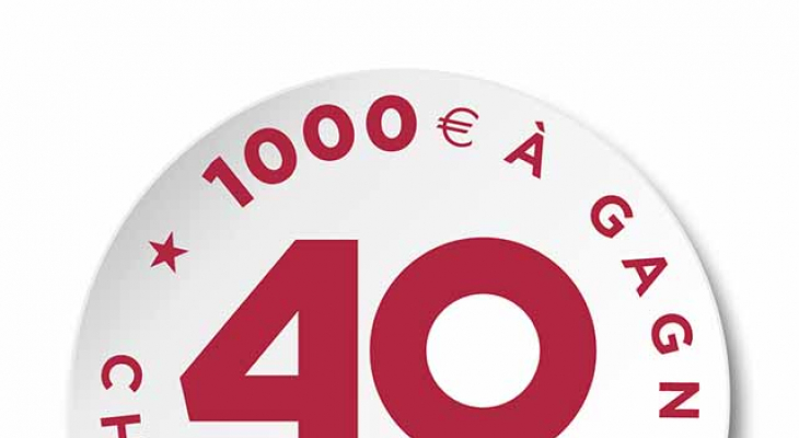 Jeu-anniversaire : 1.000 € à gagner chaque jour