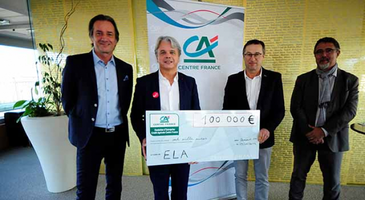 100.000 € pour l’association ELA