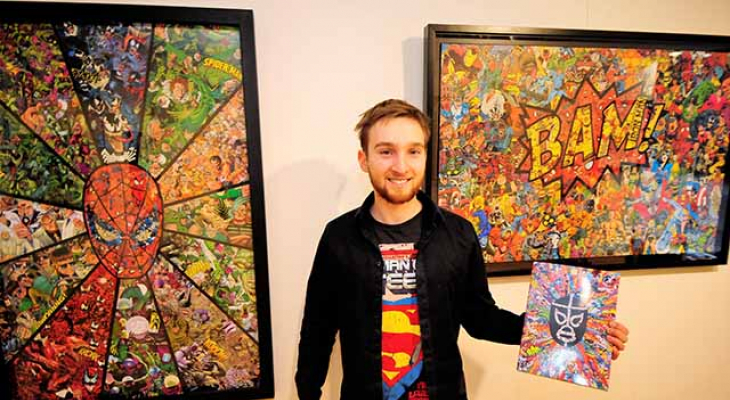 Mr Garcin en dédicaces à la galerie Vallé