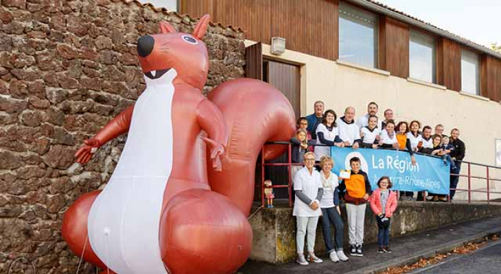 La Marche de l’écureuil à Châtel