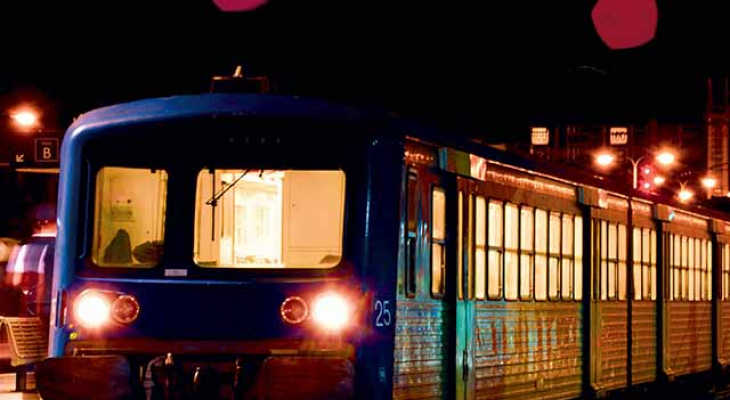 Un train pour la fête des lumières