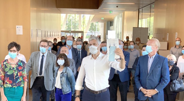 Covid-19 : des masques distribuéspar la Région à Riom et Clermont