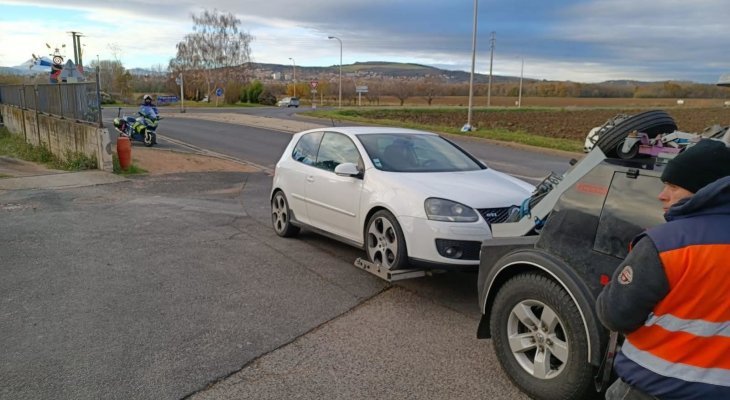 Perignat-Sur-Allier : au volant de sa Golf GTI,
il récidive à 156 km/h au lieu de 80...