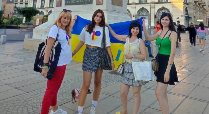 Alena Nyri, étudiante ukrainienne, débute une Licence à l'UCA 