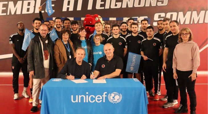 Handball : Cournon s'engage avec l'UNICEF