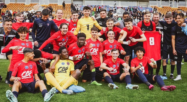 Les U18 du Clermont Foot 63 en finale de la Coupe Gambardella au Stade de France