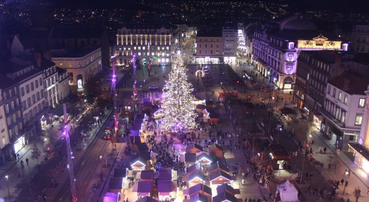 De la Place de la Victoire à la Place de Jaude, l'esprit de Noël illumine Clermont-Ferrand
