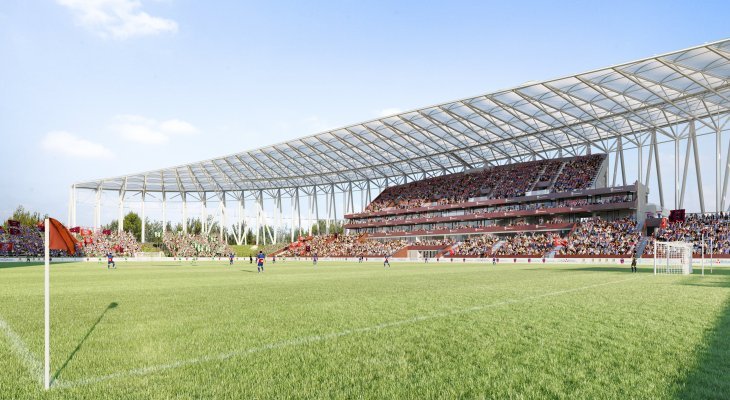 Le stade Gabriel-Montpied débute son extension
