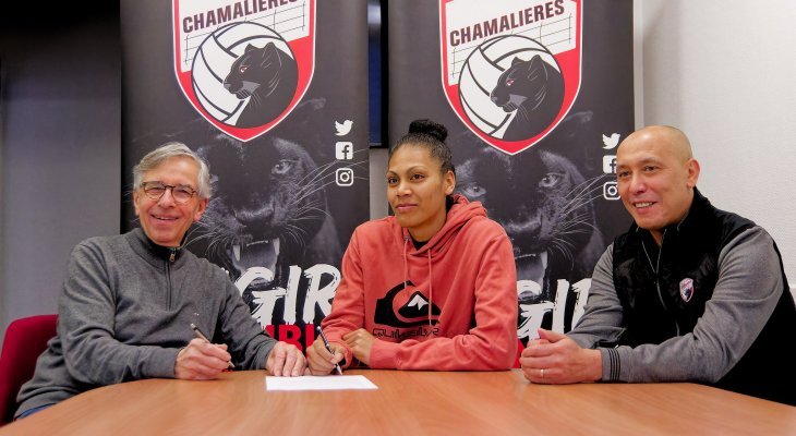 Sabine Haewegene prolonge avec le Volley-Ball Club Chamalières