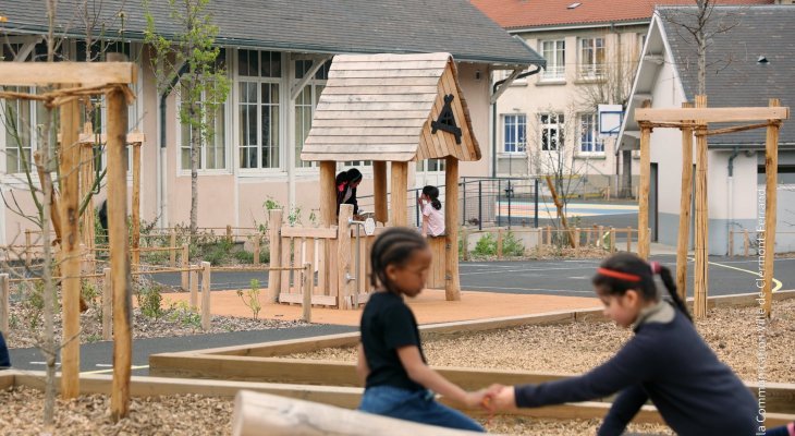 Respire à la récré : une nouvelle cour pour l'école élémentaire Jean-Macé