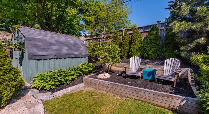 Pour l'aménagement des jardins en pente, allez-y par paliers