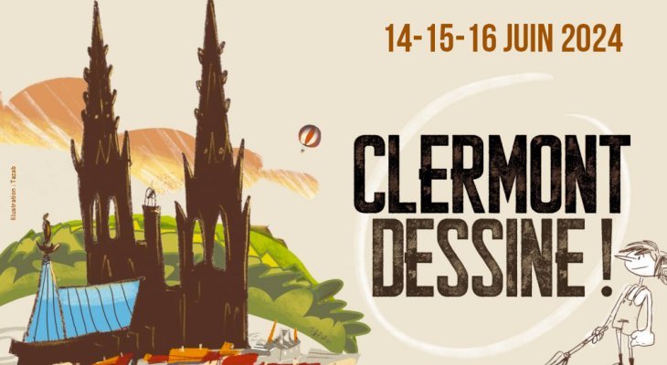 Pour sa 7e édition Clermont Dessine « croquera » la ville du 14 au 16 juin