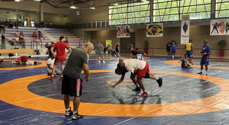 Paris 2024 : l'Arténium de Ceyrat camp d'entraînement pour les lutteurs du monde entier