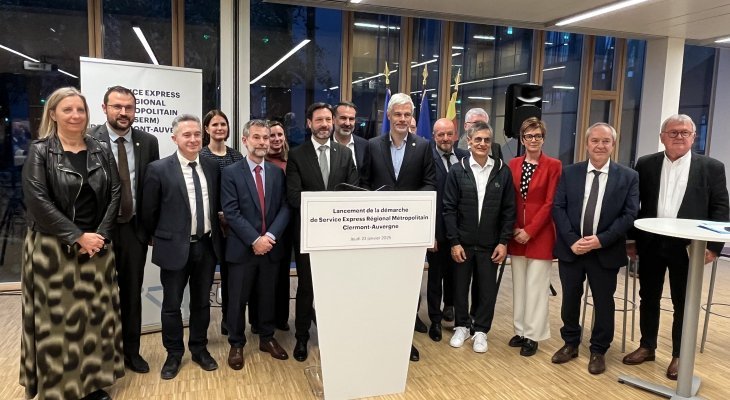 Le Services Express Régional Métropolitain Clermont-Auvergne sur les rails