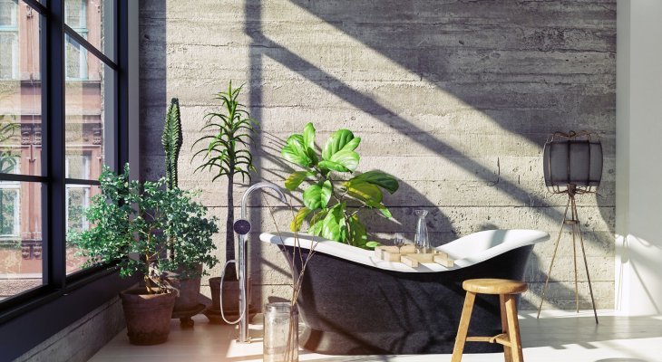 Une salle de bains écoresponsable