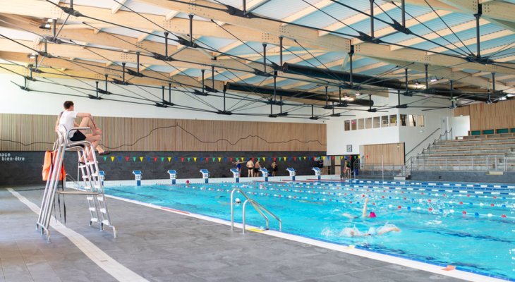 La rénovation énergétique du Centre Aquatique les Hautes Roches se finalise