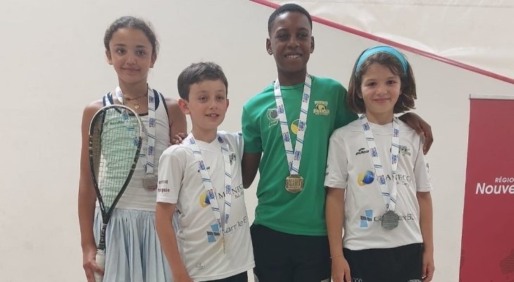 Grand cru pour le Squash des Volcans au championnat de France Jeunes