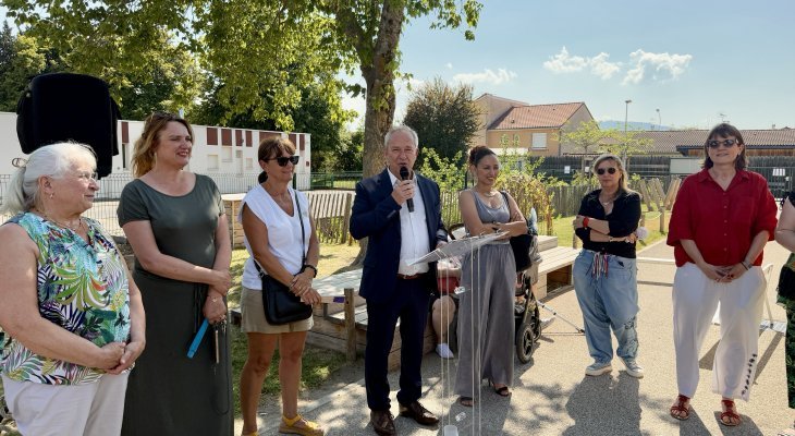Cournon : une nouvelle cour d'école pour la maternelle Lucie-Aubrac