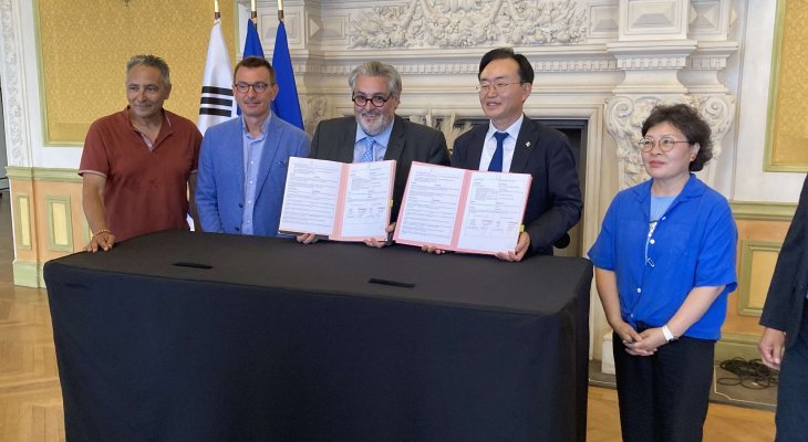 Clermont-Ferrand et Naju s'unissent autour d'un accord d'amitié et de partenariat
