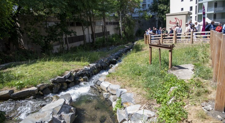 La Métropole poursuit la renaturation de la Tiretaine à Chamalières