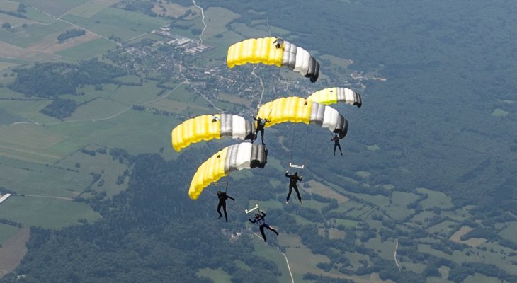 Voile Contact : un parachutiste Puydômois médaillé