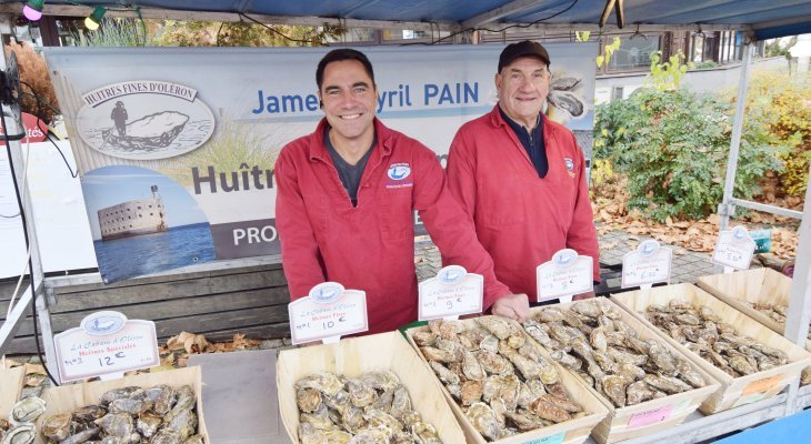 Régalez-vous avec les huîtres fines et spéciales d'Oléron de la famille Pain