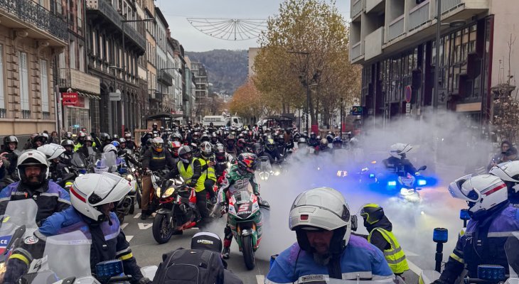 Moto GP : Johann Zarco fêté à Clermont-Ferrand