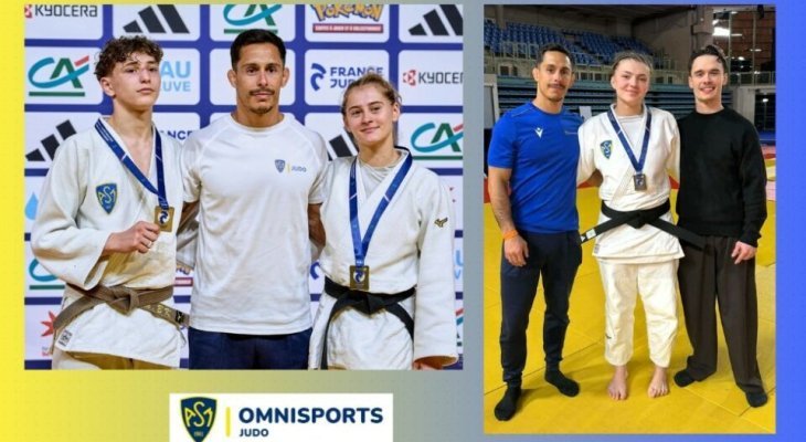 3 médailles pour la section judo de l'ASM Omnisports