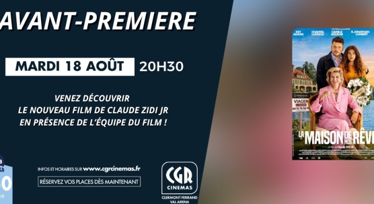 Chantal Ladesou et Kev Adams au CGR Val Arena le 18 août pour l'avant première de 