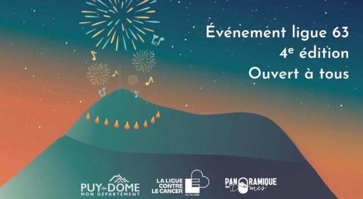 Le Puy-de-Dôme en fête avec la Ligue contre le cancer : une soirée solidaire et lumineuse au sommet ce 28 août