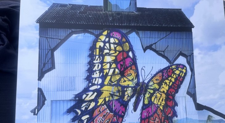 Green Art Way : le street-art redonne des couleurs aux silos de Limagne