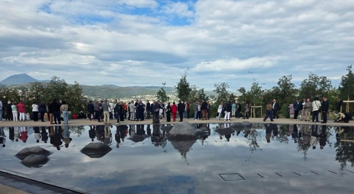 Inauguration de la phase 1 du parc de la Muraille à Saint-Jacques