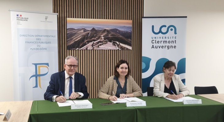 Partenariat entre l'UCA, la DDFIP 63 et l'ENFIP