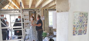 Une visite de chantier pour relancer l'activité dans le bâtiment