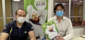 Les Accros du peignoir partenaires du CSE Michelin