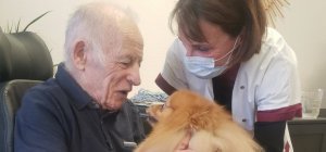 Poppy le rayon de soleil des habitants de la maison de retraite Les Opalines Clermont