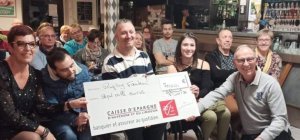 Le XV AS'Miss remet un chèque de 7 000 euros pour le rugby fauteuil