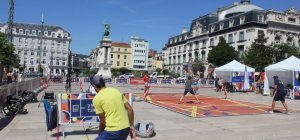 L'Urban Tennis Tour a animé la Place de Jaude 