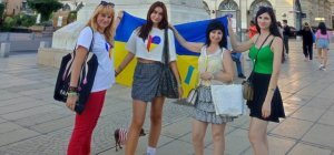 Alena Nyri, étudiante ukrainienne, débute une Licence à l'UCA 