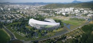 Montpied : la nouvelle tribune en construction