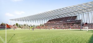 Le stade Gabriel-Montpied débute son extension