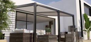 Esthétique, polyvalente, la pergola toile séduit