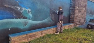 Châtel-Guyon : une fresque « 20 000 lieues sous les Thermes » créée par 4 street-artistes