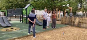 Visite des chantiers de l'été à Cournon-d'Auvergne