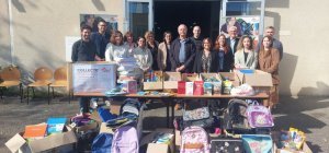 384 kilos de matériel scolaire collectés pour l'ANEF 03-63