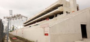 L'extension du Stade Gabriel-Montpied prend forme et prendra fin au printemps 2026