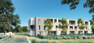 Mozac : pose de la première pierre des Jardins du Carmel