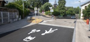 Inauguration de la traversée du village de Manson