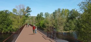 Cournon : rénovation pour la passerelle sur l'Allier